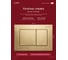Кнопка смыва для инсталляции Tokito TATSUMAKI SQUARE GOLDEN BRASS, брошированное золото TOK-TATSUMAKI-SQ-GB 2