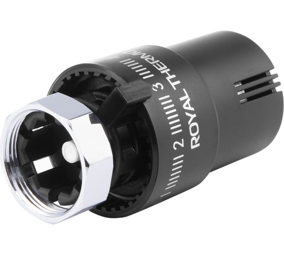 Термоголовка жидкостная ROYAL THERMO М30x1,5 (черный) НС-1488979