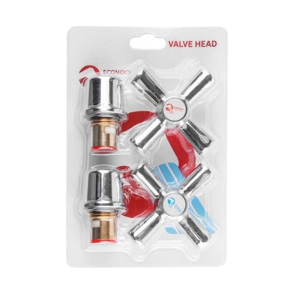 Вентильная головка ECONOCE кран-букса + маховик, в блистере EC0550 ...