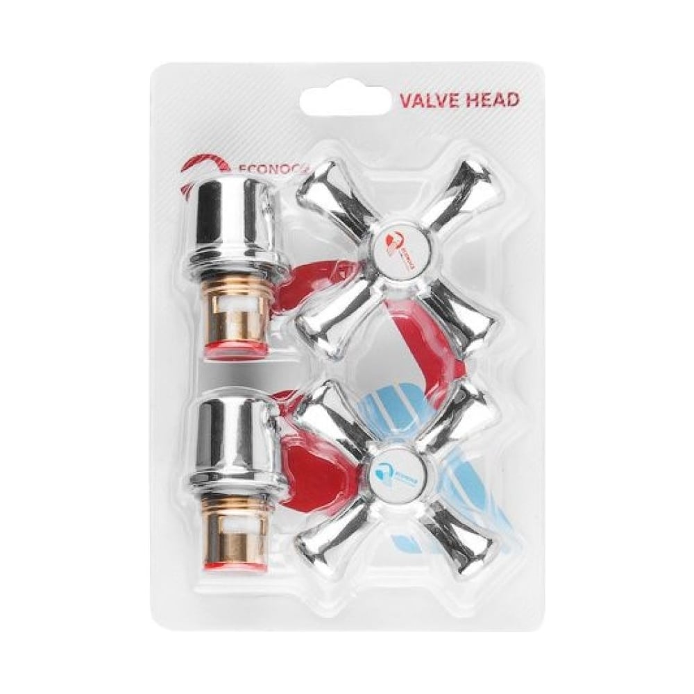 Вентильная головка ECONOCE кран-букса + маховик, в блистере EC0551 ...