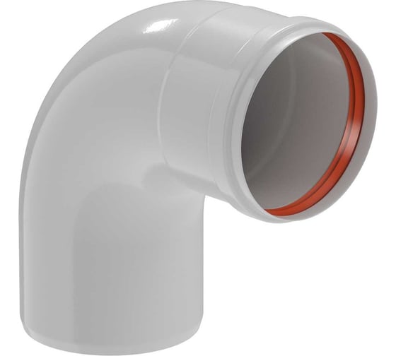 Отвод KRATS D 80 угол 90гр. M/F (мама/папа) PK80-90L/PK80-90 1