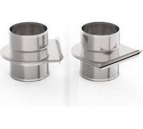 Шибер задвижка Ferrum 0.8 мм ф110 f5201