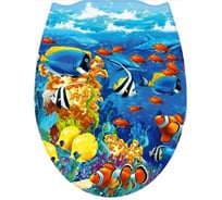 Крышка для унитаза FORA фотопринт Морское дно FOR-LID05