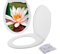 Крышка для унитаза FORA фотопринт Лотос FOR-LID18