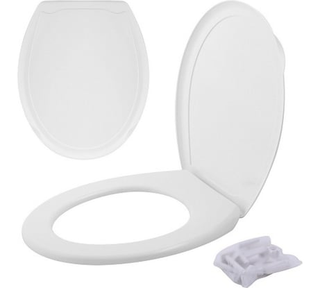 Крышка для унитаза FORA белая FOR-LID01