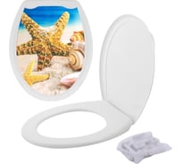 Крышка для унитаза FORA Бриз фотопринт FOR-LID21