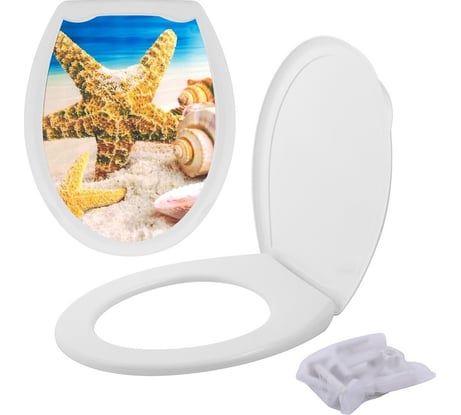 Крышка для унитаза FORA Бриз фотопринт FOR-LID21