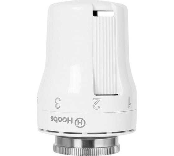 Головка термостатическая Hoobs жидкостная, M30x1,5; (Италия), 2-29C, белая HB-597