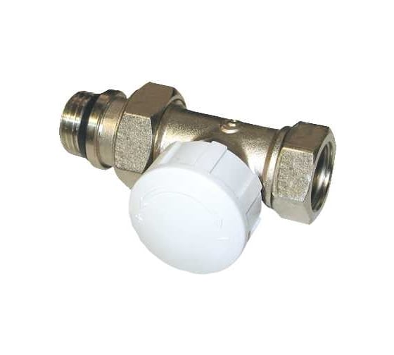 Клапан термостатический Hoobs с преднастройкой, прямой 1/2"х1/2"ЕК HB-156805840