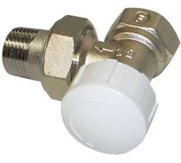 Клапан термостатический Hoobs с преднастройкой, угловой 1/2", HB-TSVSQ-120012