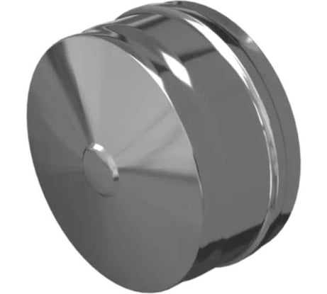 Заглушка внешняя для трубы Ferrum 0.5 мм, ф 100 нижняя f1201