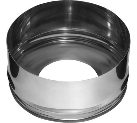 Заглушка с отверстием Ferrum 430, 0.5 мм, ф115x200 f1403