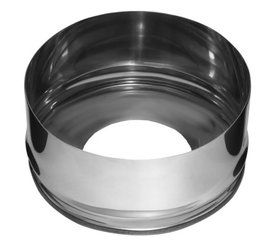 Заглушка с отверстием Ferrum 430, 0.5 мм, ф140x210 f1407 1