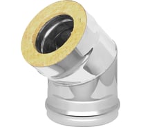 Сэндвич-колено (115х200 мм; AISI 430-0.8 мм; 45град.; 2 секции) Везувий О-1200010