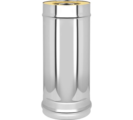 Сэндвич-труба (0.5 м; 120х200 мм; AISI 430-0.8мм) Везувий О-1200017