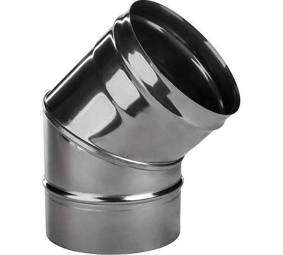 Колено Ferrum 0.5 мм, 45 гр, 135 гр, ф100 мм f2301