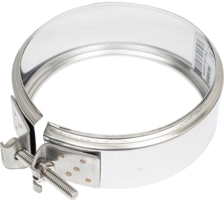 Хомут обжимной Ferrum 0.5 мм, ф100 f4901