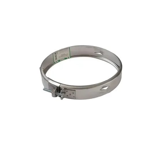 Хомут обжимной для трубы Ferrum 0.5 мм, ф200 f4912