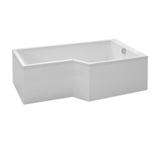 Фронтальная, алюминиевая панель к ванне JACOB DELAFON E6D135-00 BAIN-DOUCHE белая 00000048764