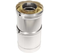 Труба-телескоп Термо L 300-450 ТТТ-Р 304-0.8/304 D120/220, с хомут ТЕПЛОВиСУХОВ TS.ST5.TRT.0120.71524