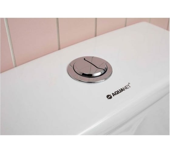 Бачок для напольного унитаза Aquanet Cube-C-1 слив 4.5/3 л, подключение снизу 00210760
