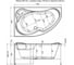 Фронтальная панель Aquanet CAPRI 170 L 00155531 3