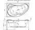 Фронтальная панель Aquanet CAPRI 160 L 00176554 4