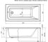 Фронтальная панель Aquanet BRIGHT 145 00239595 5