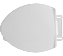 Сиденье для унитаза Мультипласт Групп белое MPG962199