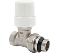 Термостатический клапан AQUALINK  для радиатора с уплотнением прямой вн-нар 1/2" 02621