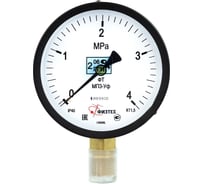 Манометр ПО Физтех, АО МП3-Уф 0-4 МПа кт.1,5 d.100 IP40 G1/2 РШ 4687205178428
