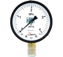 Манометр ПО Физтех, АО МП3-Уф 0-4 МПа кт.1,5 d.100 IP40 M20*1,5 РШ 4687205178435