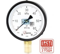 Манометр технический ПО Физтех, АО МП3-Уф 0-60 кПа кт.1,5 d.100 IP40 M20х1,5 РШ 4687205178466
