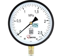 Манометр ПО Физтех, АО МП4-Уф 0-2,5 МПа кт.1,5 d.160 IP40 M20*1,5 РШ 4687205178596 33759445