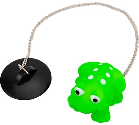 Пробка для ванной Рыжий кот декоративная Лягушка 970057