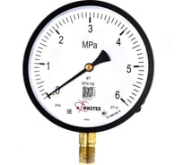 Манометр ПО Физтех, АО МП4-Уф 0-6 МПа кт.1,5 d.160 IP40 M20*1,5 РШ 4687205178657