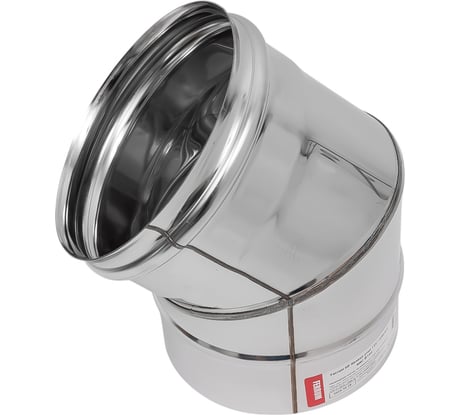Колено Ferrum 0.8 мм, 45 гр, 135 гр, ф 160 мм f2322