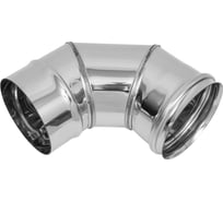 Колено Ferrum 0.8 мм, 90 гр, ф 130 мм f2420