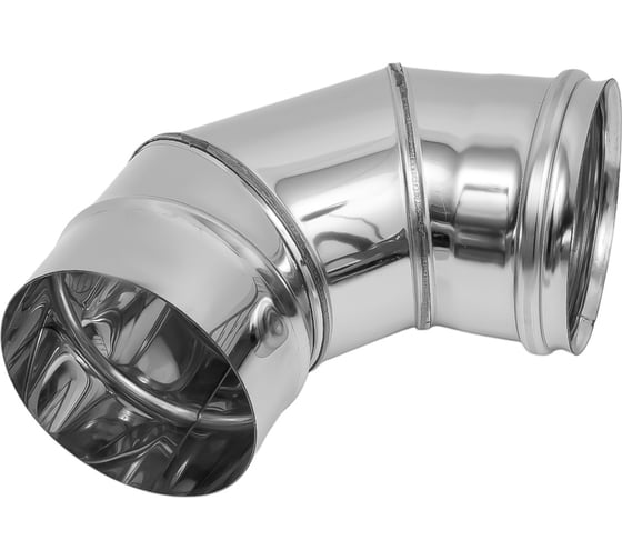 Колено Ferrum 0.8 мм, 90 гр, ф 130 мм f2420