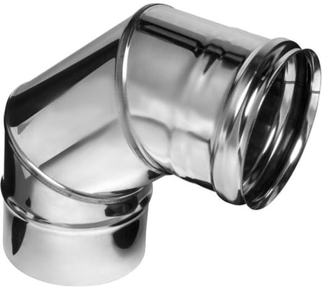 Колено Ferrum 0.8 мм, 90 гр, ф 160 мм f2422