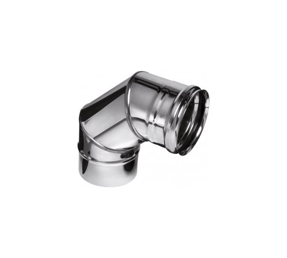 Колено Ferrum 0.8 мм, 90 гр, ф 110 мм f2417 1