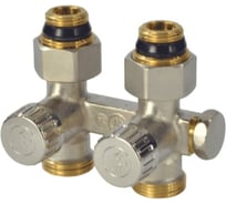 Узел нижнего подключения Giacomini R383 Ду 15 Ру10 1/2x3/4ЕК прямой R383X012 022-2385