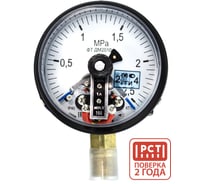 Манометр электроконтактный Физтех ДМ2010ф исп V 0-2,5 МПа кт.1,5 d.100 IP40 M20х1,5 РШ 4687205178206