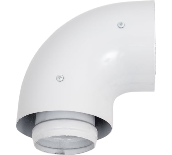 Отвод коаксиальный KRATS 60/100, Bosch, Buderus, Navien S/C/E, Baxi ECO Nova/Classic, Federica Bugatti, Baltur, Лемакс, Fondital и др. в комплекте фланец K-02F