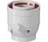 Переход KRATS с 60/100 на 80/125, с конденсатоотводом и инспекцией P6-8 1