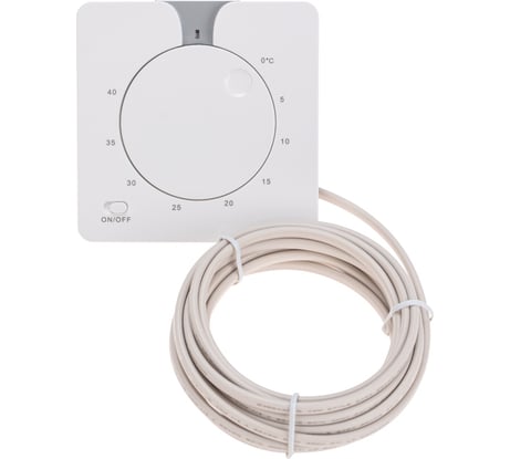 Терморегулятор механический REXANT R5XT, 3,5кВт , белый 51-0592