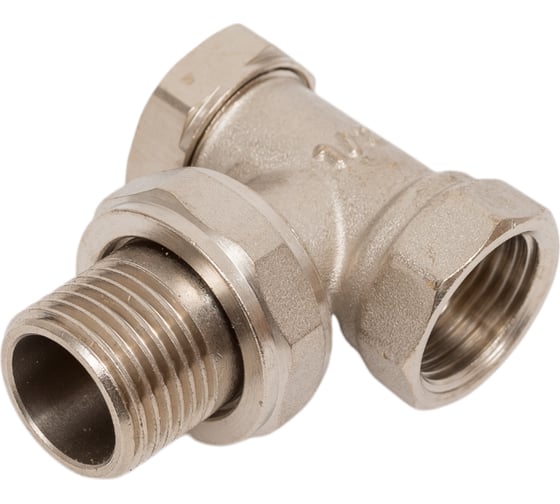 Клапан запорный радиаторный угловой МЕТАЛЛСЕРВИС 1/2 MC THERMA Q 1250219 1