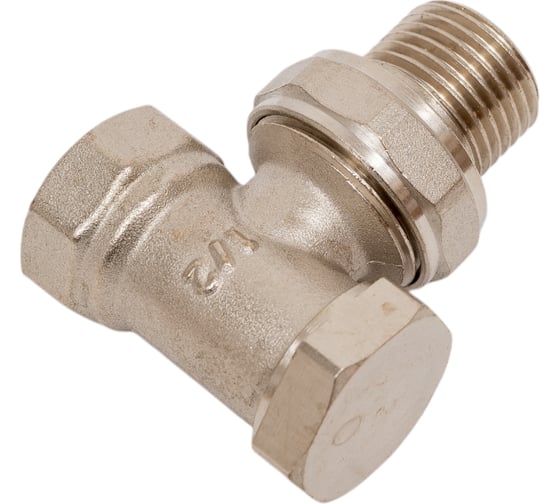 Клапан запорный радиаторный угловой МЕТАЛЛСЕРВИС 1/2 MC THERMA Q 1250219