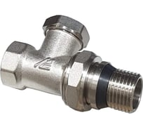 Клапан запорный радиаторный прямой с уплотнительным кольцом МЕТАЛЛСЕРВИС 1/2 MC THERMA Q 1250243