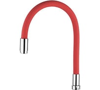 Гибкий излив LEDEME красный, 40 см, G3/4" 112188 L7503-1